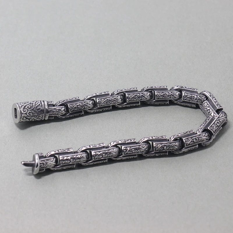 Новинка 2020 винтажный браслет из нержавеющей стали для мужчин браслеты