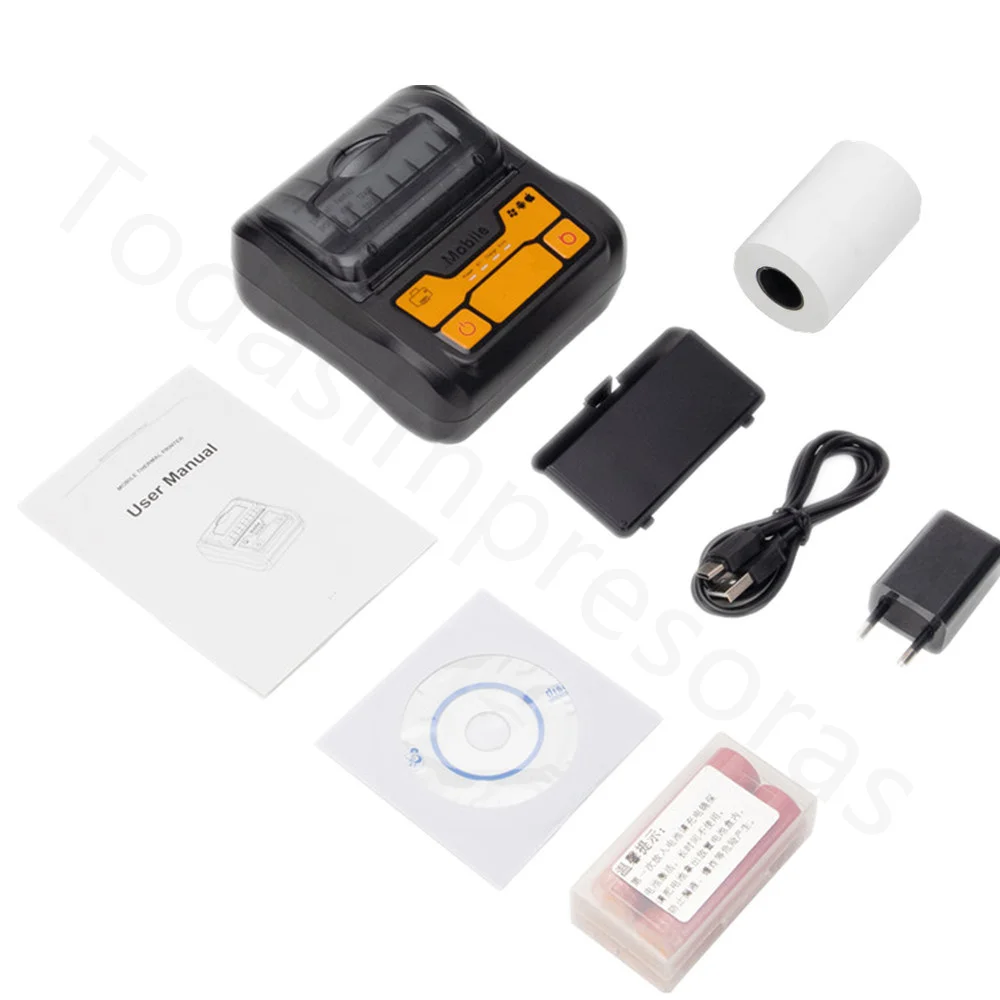 Модернизированный 80 мм 3 ''беспроводной портативный термопринтер и этикетка 2