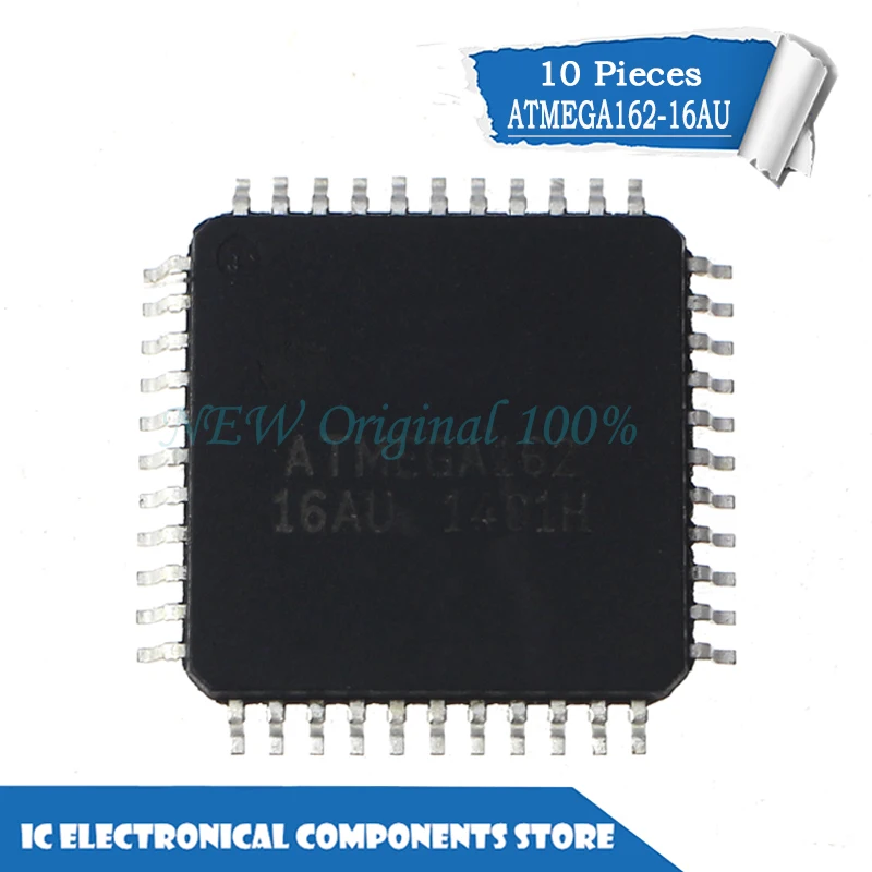 

New original ATMEGA162-16AU ATMEGA162 TQFP-44 IC 10pcs/lot