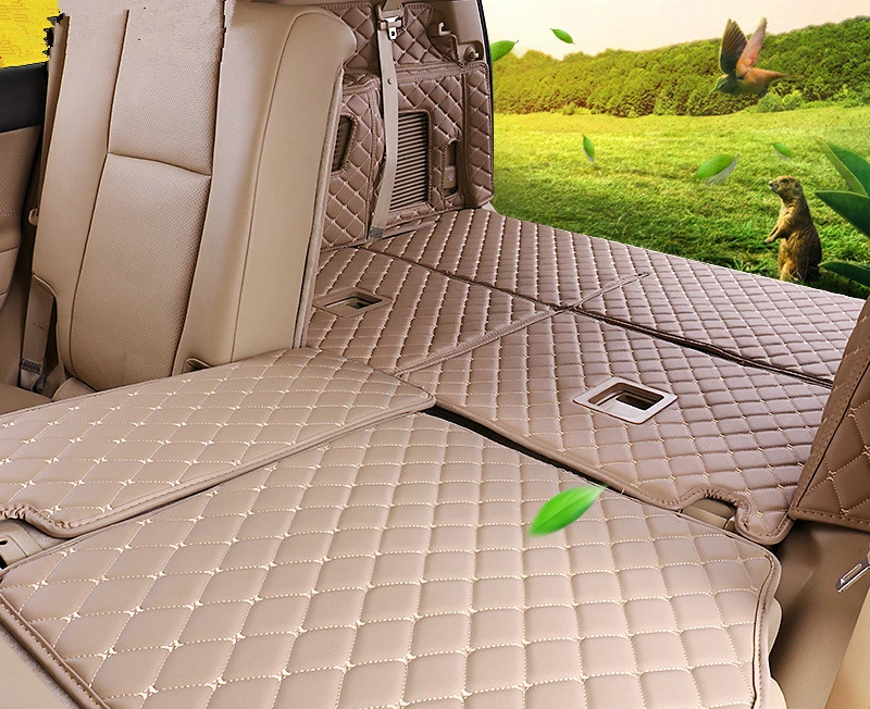 Кожаный коврик для багажника автомобиля подкладка груза Toyota Land Cruiser Prado 120 150 2010 2019
