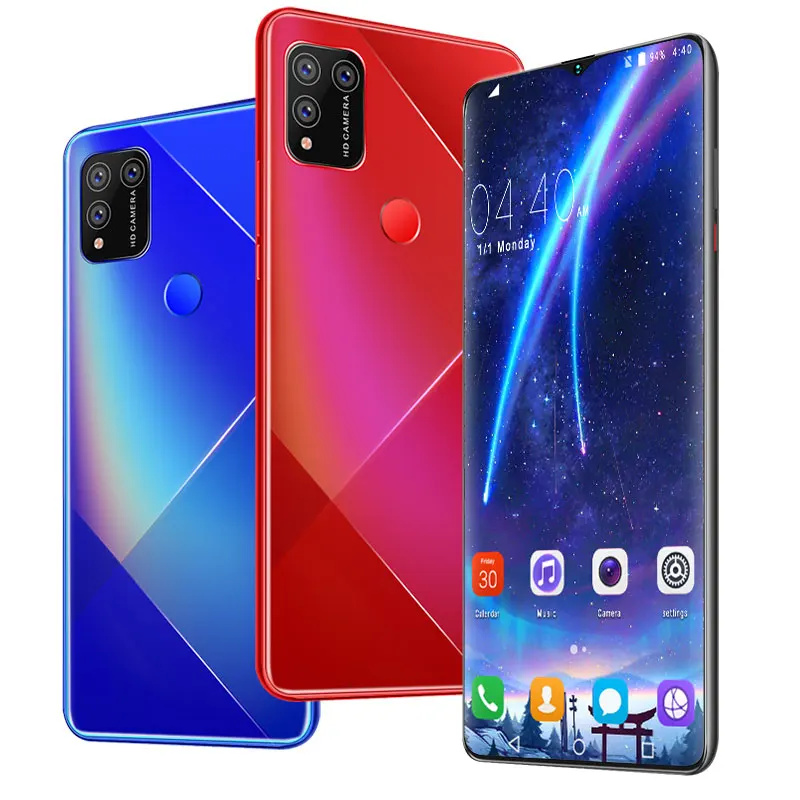 

SHIQIANG S30 4800mAh Smartphones Android 5MP Rear Camera 32GB cell phones Hexa Core 6.7in Face ID Waterdrop Screen Mobile Phone