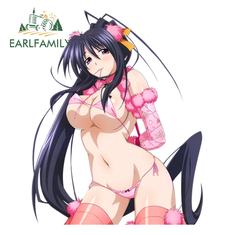 EARLFAMILY 13 см Стайлинг автомобиля супер сексуальная девушка старшая школа DxD Азия