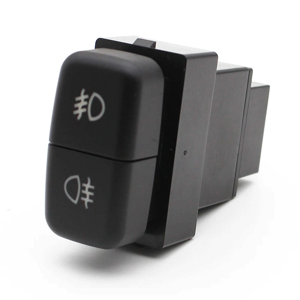 Переключатель с двойной красной светодиодной подсветкой переднего и заднего тумана 5Pin ON-OFF DC12V для Mitsubishi Pajero Triton ASX Lancer.