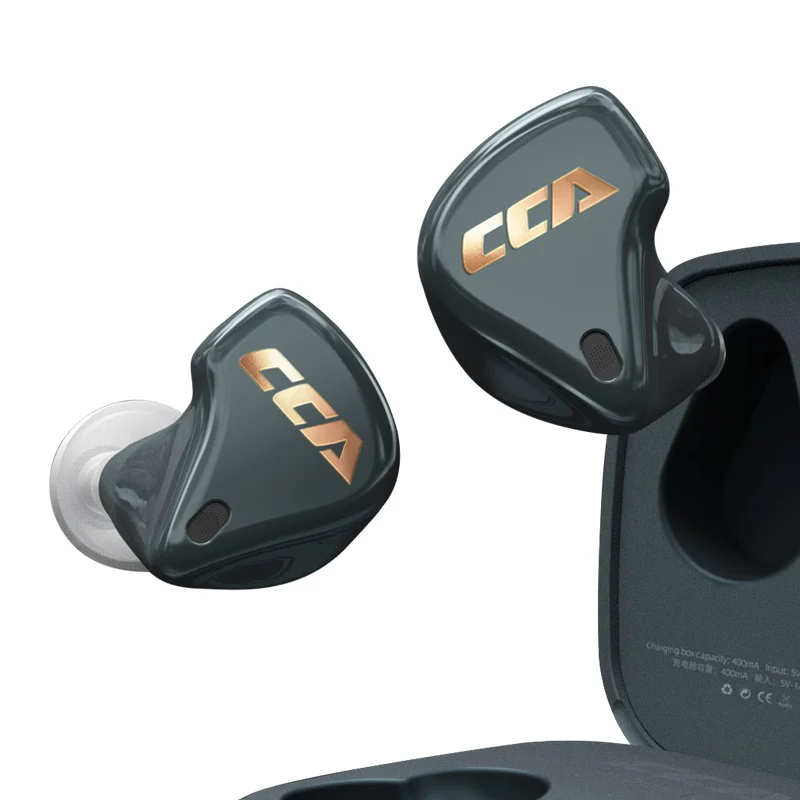 CCA CX4 наушники вкладыши TWS True Беспроводной Bluetooth гарнитура V5.0 1BA + 1DD Hybrid HIFI стерео
