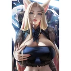 Печать на холсте KDA Ari Сексуальная локомотивная девушка художественный плакат 40x60 50x70 60x90 пользовательская гостиная спальня домашняя декоративная живопись