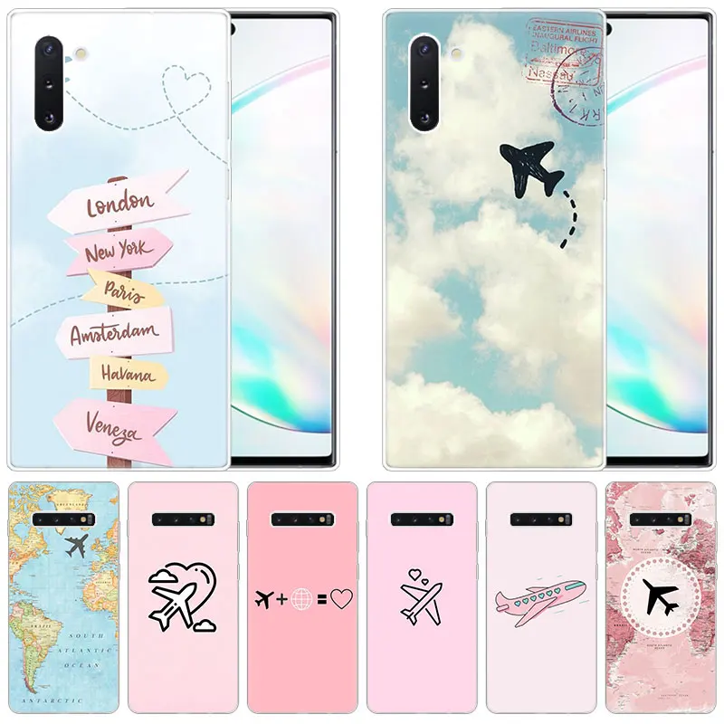 Силиконовый чехол для Samsung Galaxy Note 10 Pro 9 8 5 M30S M40 S10E S10 5G S9 S8 Plus S7 S6 Edge S5|Бамперы| |