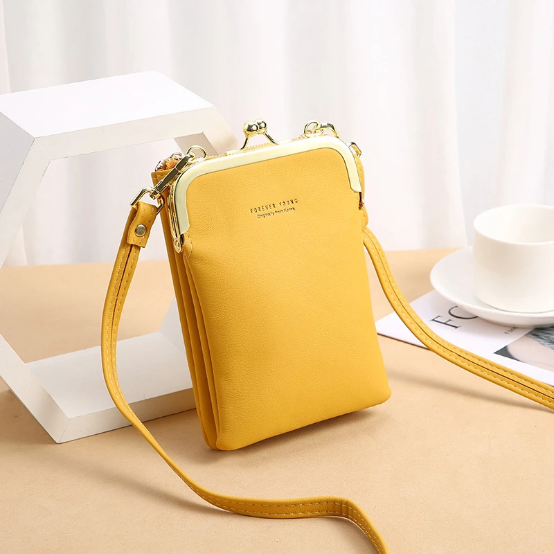 

New Women Small Crossbody Bags Pu Leather Large Capacity Shoulder Bags Fashion Handbags For Women Bolsas Ladies Phone Purses