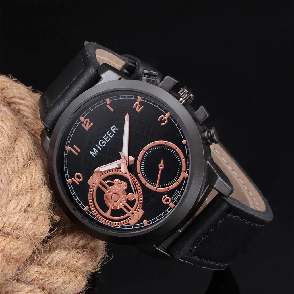 MIGEER Wristwatch 2020 Wrist Watch Men Top Brand Luxury Famous Male Clock Quartz for Hodinky Relogio Masculino Relog | Наручные часы