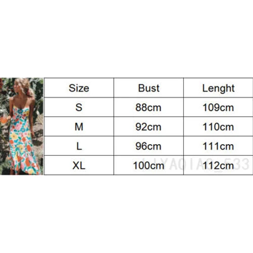 Платье женское длинное в стиле бохо вечернее пляжное с цветочным принтом сарафан