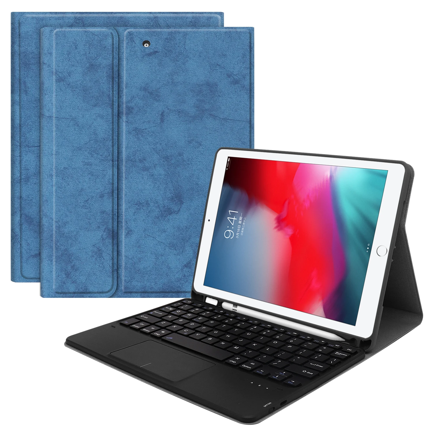 Чехол для клавиатуры с сенсорной панелью iPad Air 3 10 5 2019 Pro 9 7 2017 чехол держателем