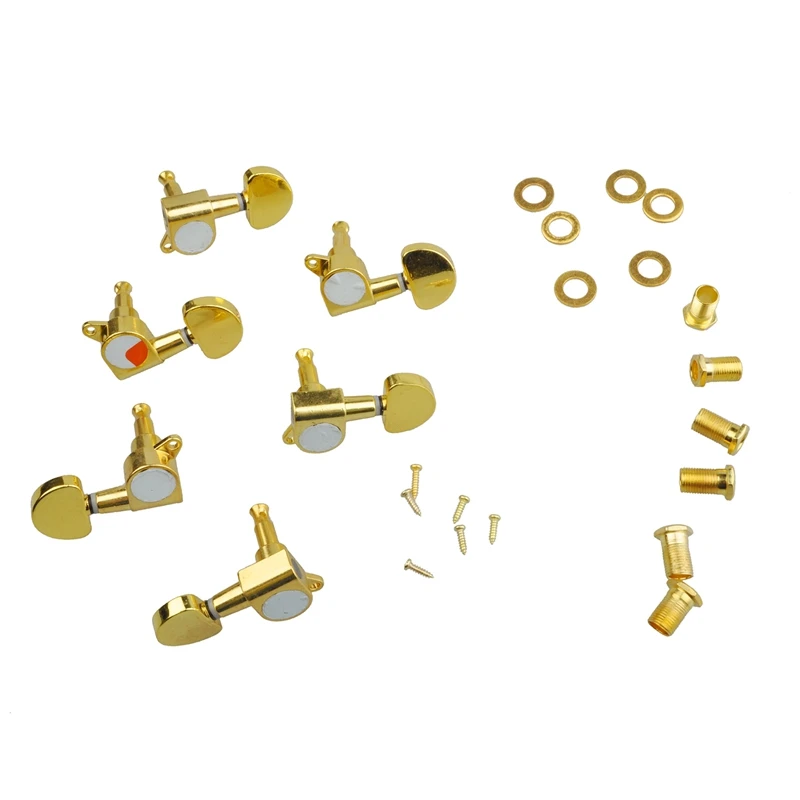 3 пары запечатанная гитара струнные тюнинговые колышки Тюнеры машинные головки