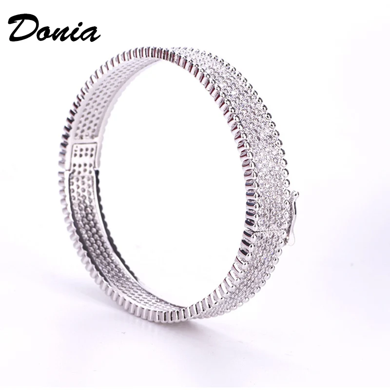Donia jewelry Fashion  bracelet copper micro-inlaid AAA zircon bracelet ladies fashion bracelet evening accessories bracelet