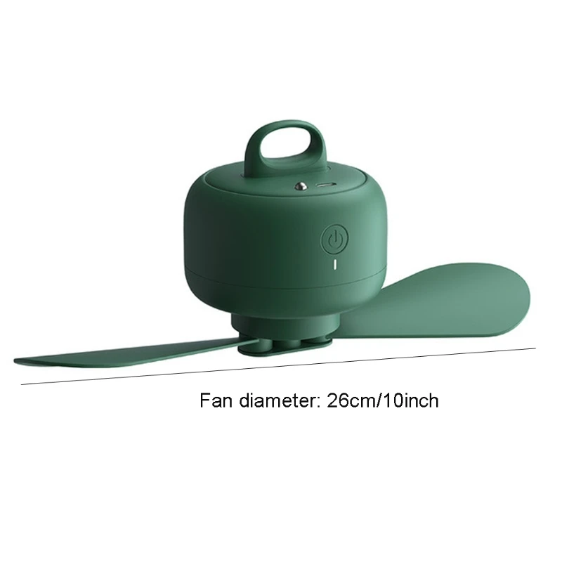 

Outdoor Portable Camping Fan for Tent 8000mAh Rechargeable USB Tent Ceiling Fan