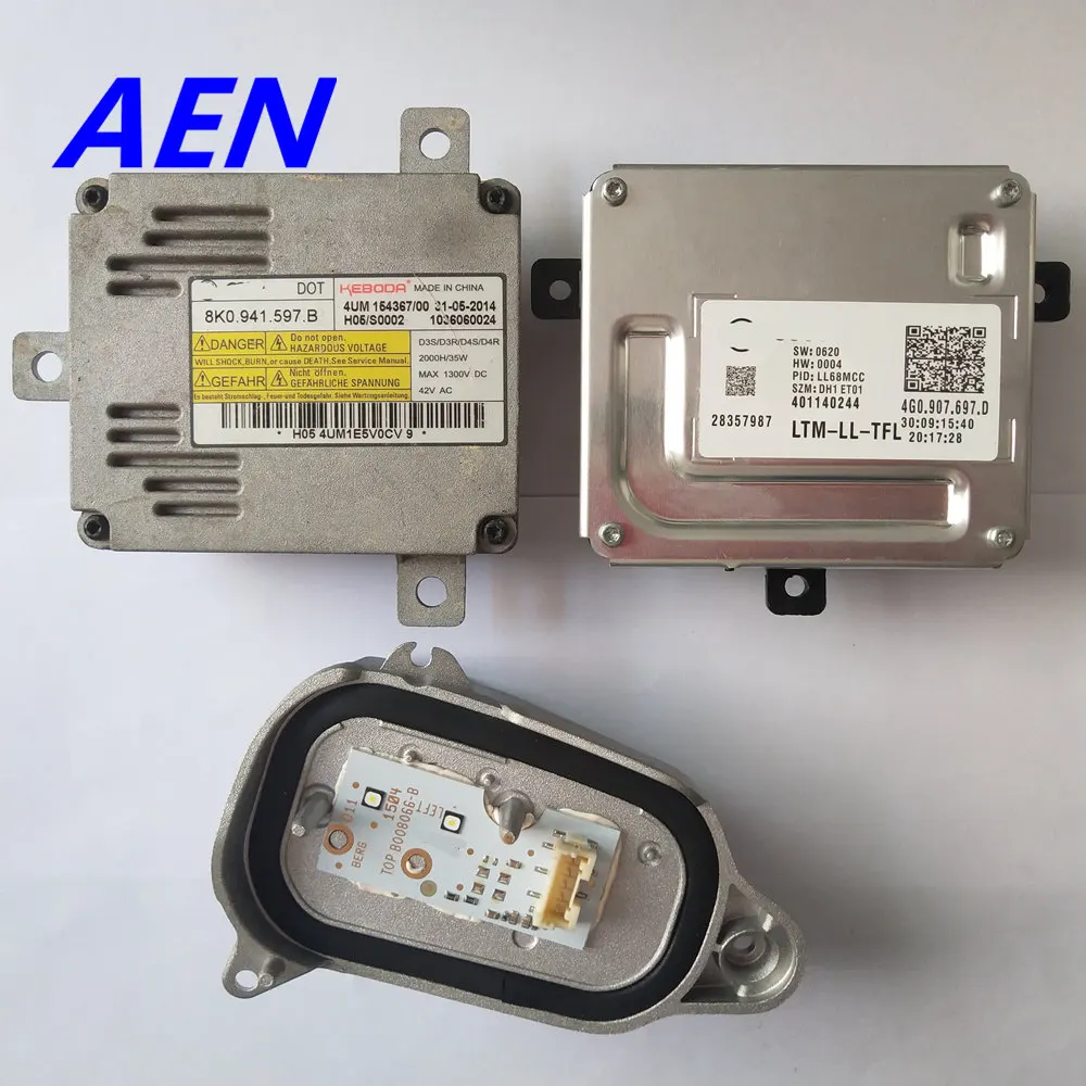 OEM 4G0907697D для Audi Q5 светодиодный DRL дневные ходовые модули 8R0941475B HID балласт комплект блок управления компьютер 8K0941597B 8R0941476B