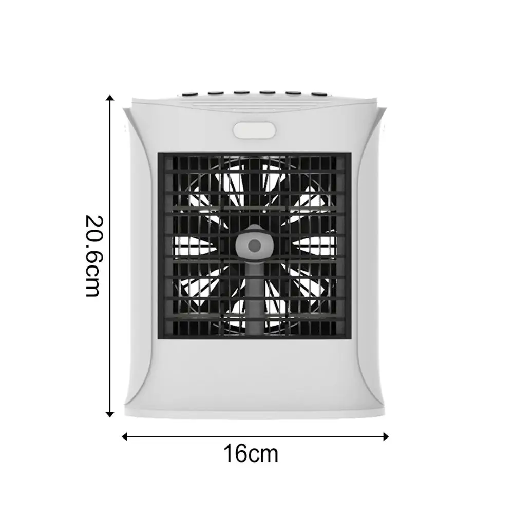 

3 in 1 USB Mini Portable Air Conditioner Air Cooler Fan Desktop Space Cooler Personal Space Air Cooling Fan For Room Home