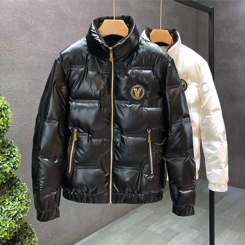 Men's Down Jacket Winter New High-end Men's Jacket Casual Thickened Stand-up Collar Warm White Duck Down Men's Top