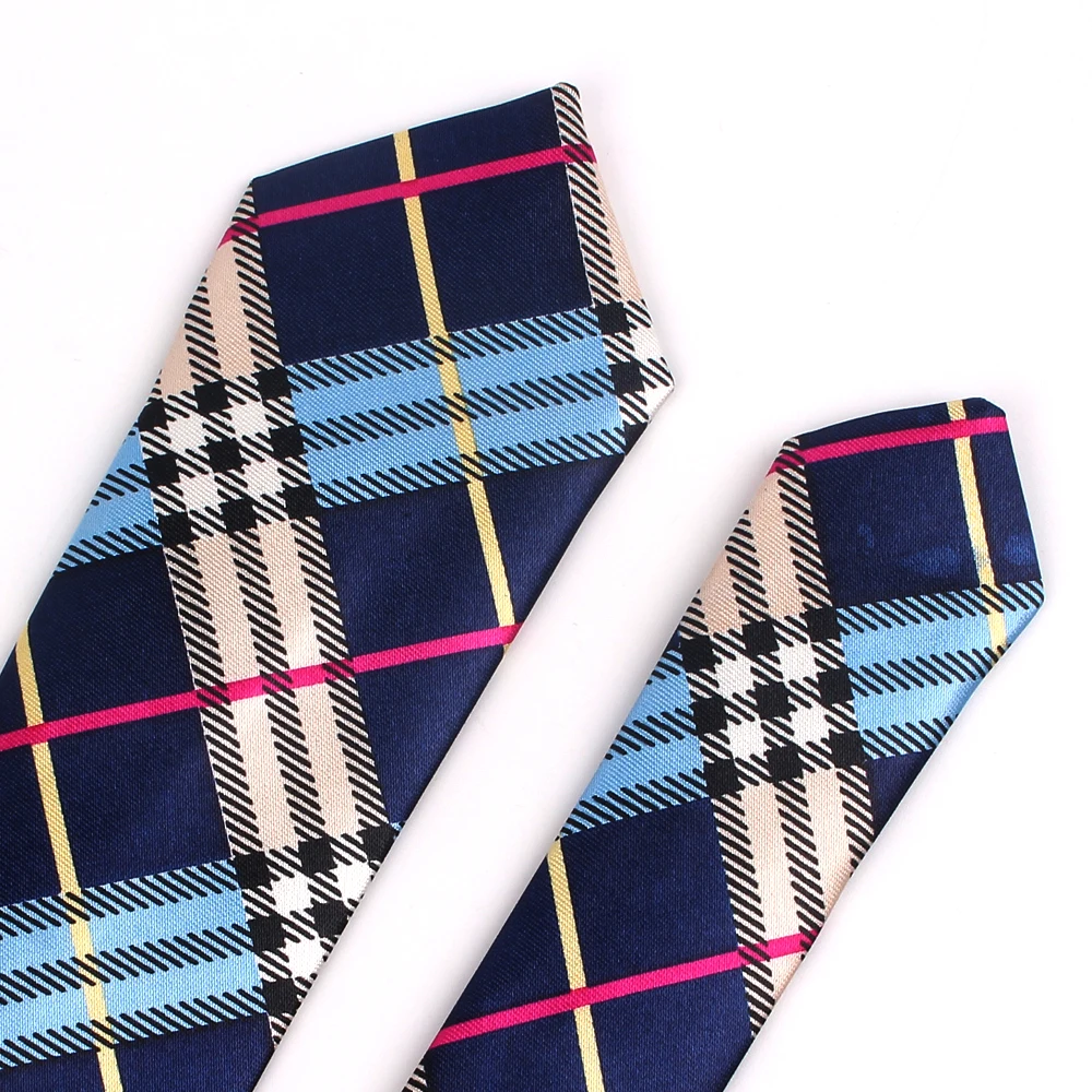 Fashion Slim Necktie Skinny Scrawl Dot Tie For Men Women Designer Plaid Necktie For Party Formal Bow knot Stripe Print Ties images - 6