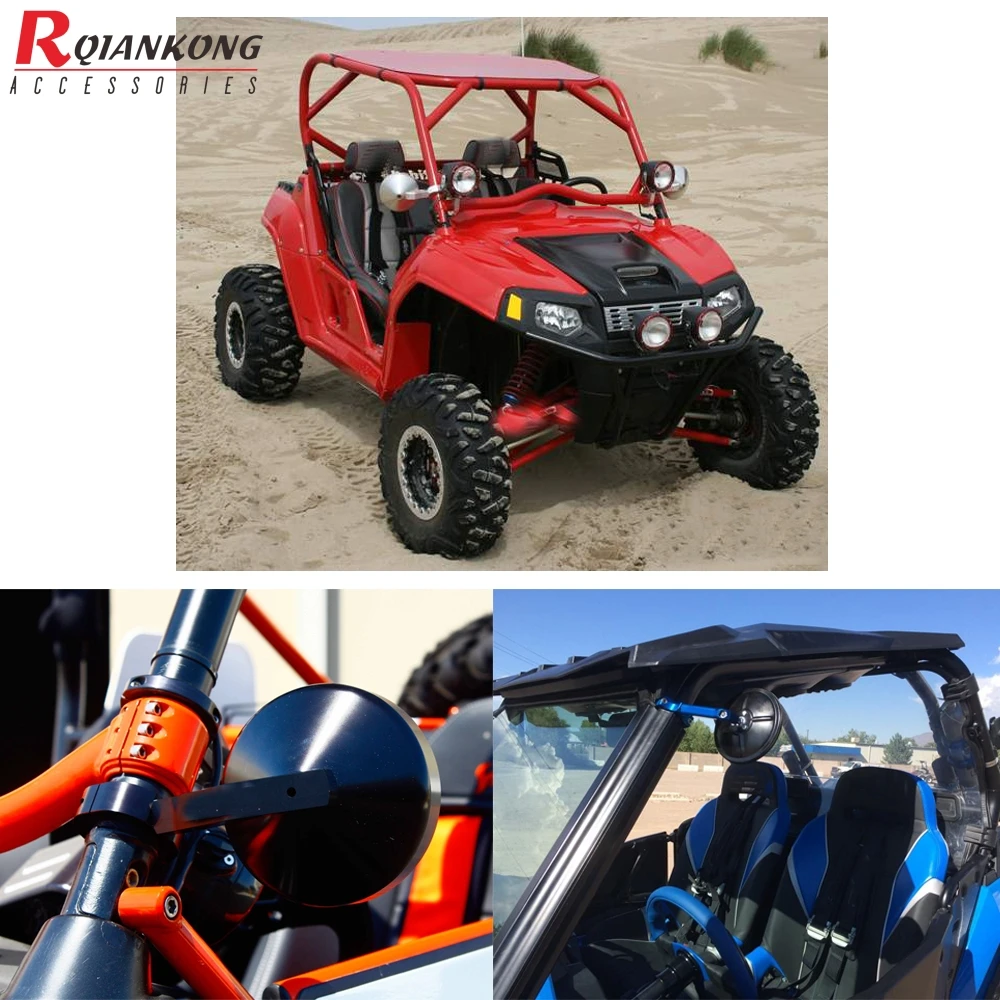 Боковые зеркала заднего вида для мотоцикла зеркало Кафе Racer Polaris Ranger и RZR 4and XP 4 P