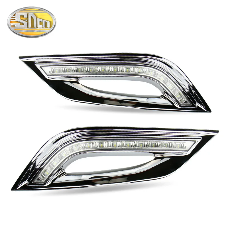 SNCN светодиодный дневные ходовые огни светильник для Hyundai Sonata 2011 2012 2013 2014 желтый