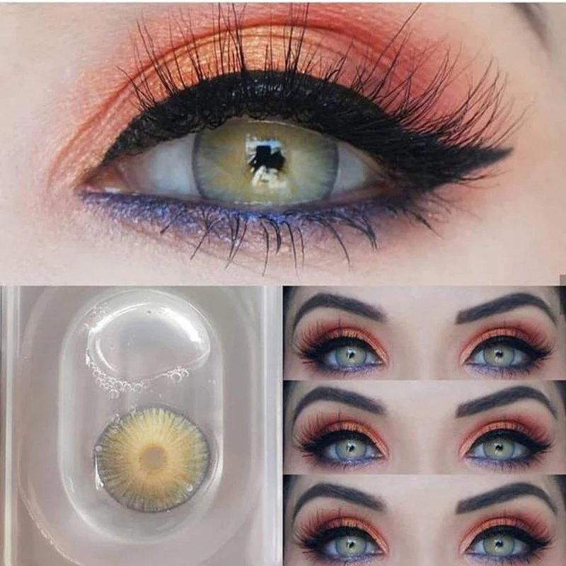 Контактные линзы New York цветные с естественным зрачком шт./пара | Красота и