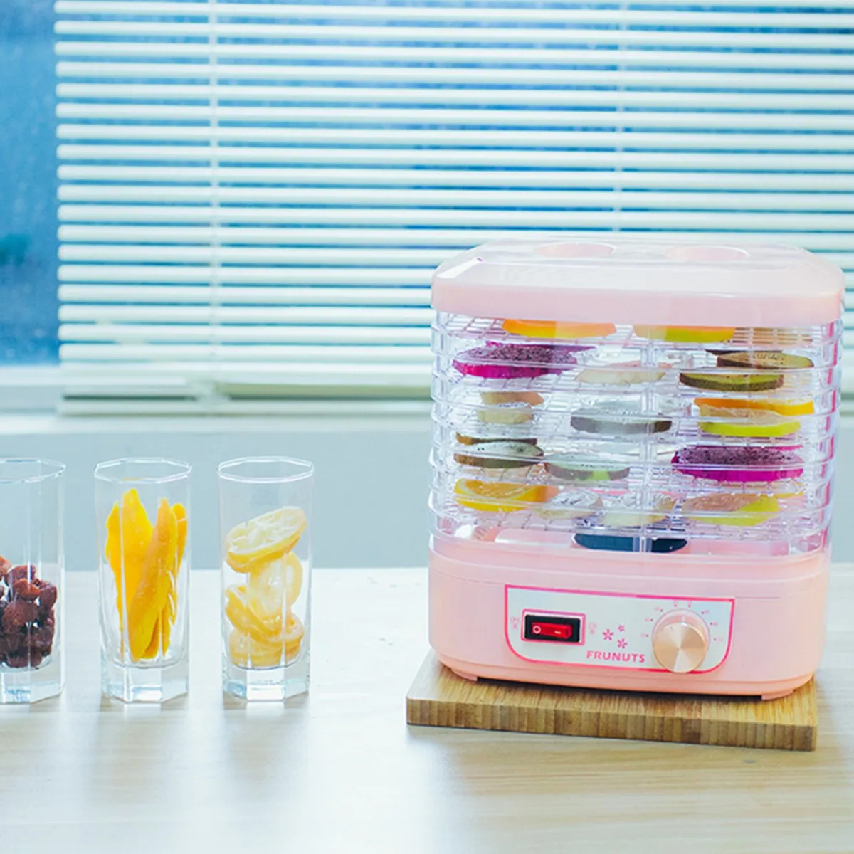 Пищевой Дегидратор 220 В машина для сушки фруктов овощей трав мяса домашних