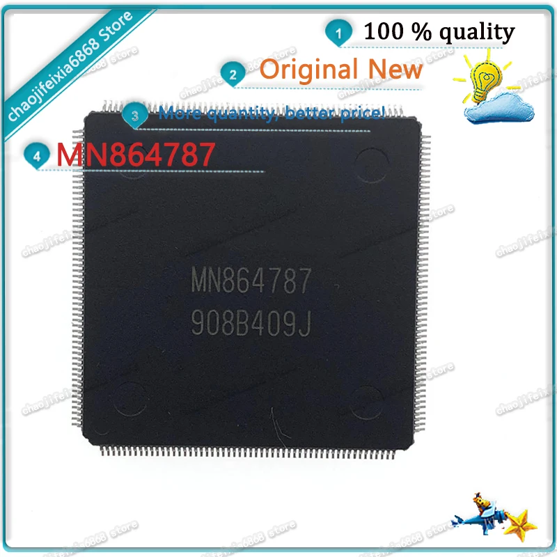 1 шт./лот! Новый оригинальный ЖК-чип MN864787 864787 QFP256 | Электронные компоненты и