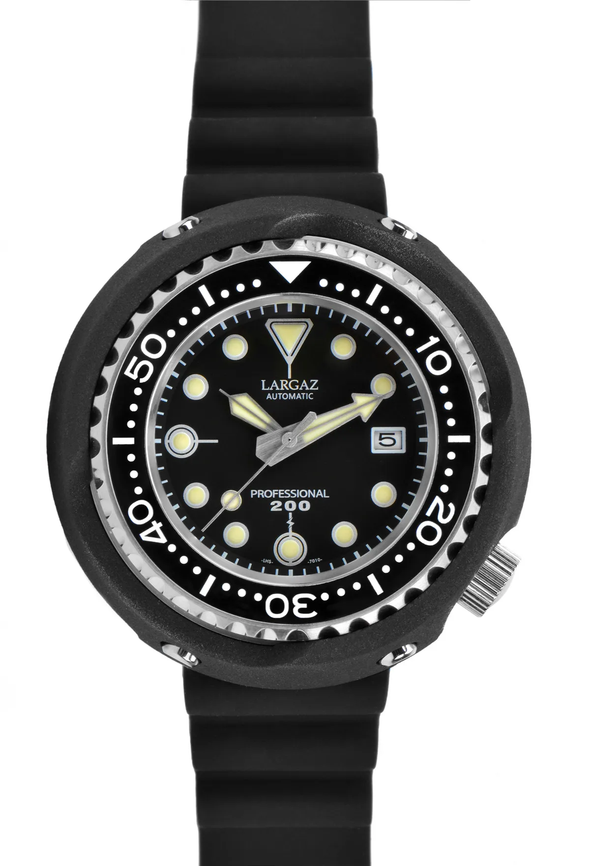 Часы для дайвинга Largaz из нержавеющей стали SBDX011 SBDX005 PROSPEX Marinemaster tuna Retro thusand cans - Цвет: Silver circle