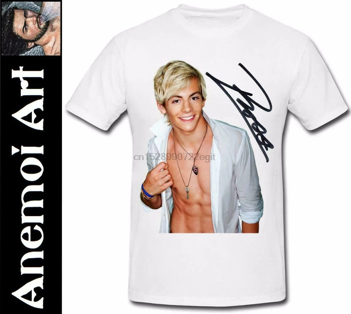 T253 Росс Линч футболка R5 Остин Мун автограф подписанный подпись| |