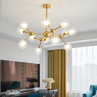modern minimalist bedroom magic bean branch chandelier ball firefly chandelier nordic style living room decoration chandelier