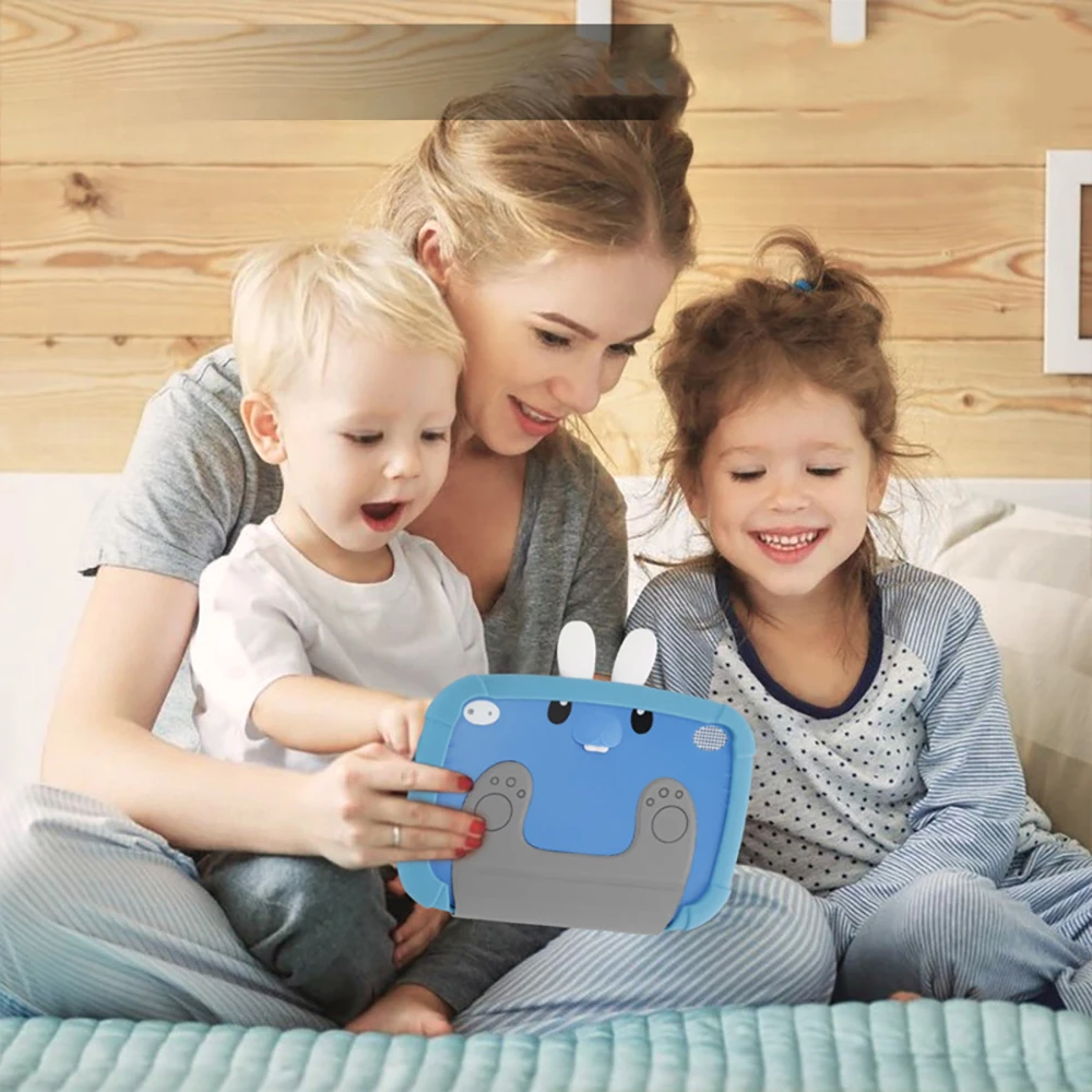 Hd экран 7 дюймов 2 + 32 ГБ четырехъядерный детский Android 11 Wifi Bluetooth Детский