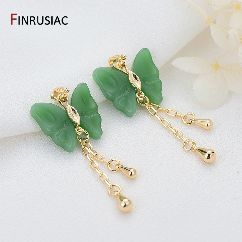 

Модный зеленый кулон в виде бабочки из смолы, сделай сам, изготовление ожерелья, ювелирных изделий, серьги, поставки