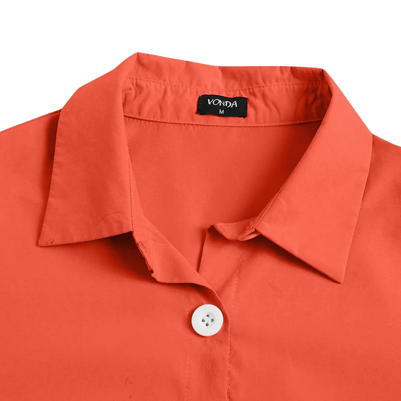 

Women Dress Vintage Long Lantern Sleeve Lapel Collar Asymmetric Shirts Dresses Beach Sundress Casual Vestidos Robe Femme S-5XL