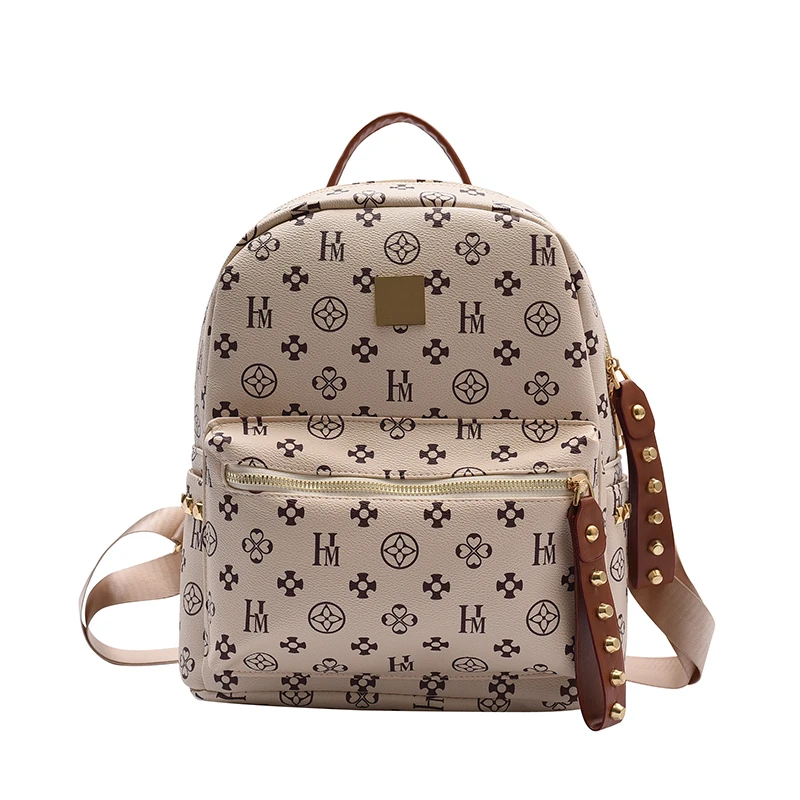 

Women's backpack Luxury Brand mochilas Casual Female Leather School Bag for Girl Zipper Leisure Shoulder Bag travel Backpack