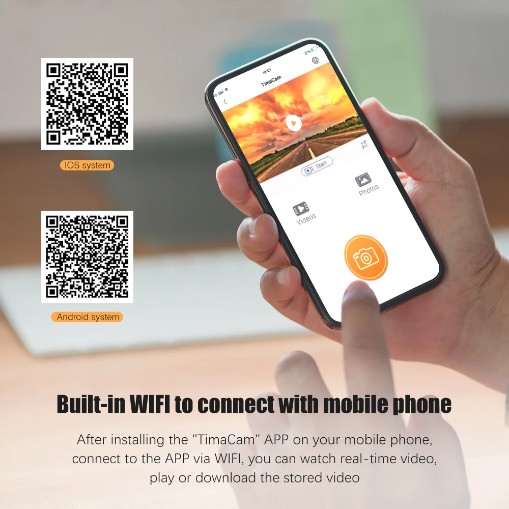 Автомобильный видеорегистратор NT96972 Chip FHD 1080P Mini 2 0 дюйма с Wi-Fi G-сенсор