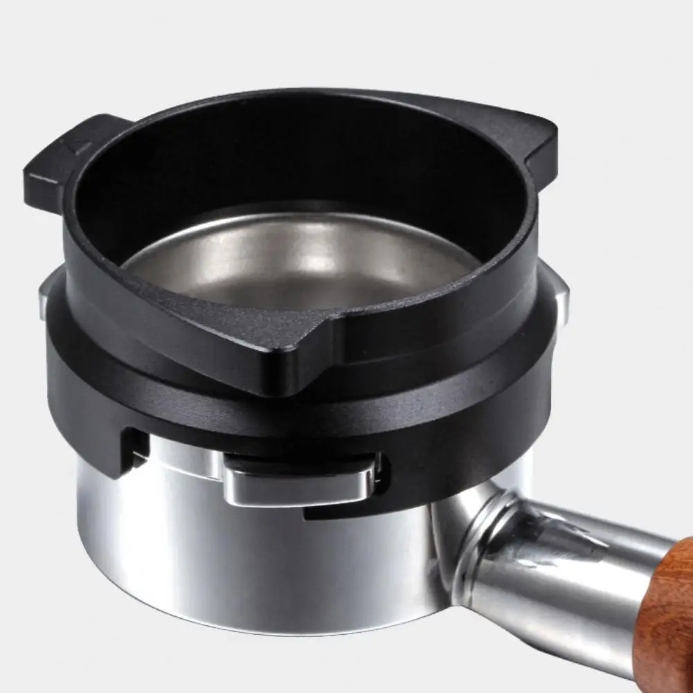 

54mm Powder Receiving Ring Smooth Integrated Aluminium Alloy Food Grade Materials Powder Dosing Ring for Coffee Making