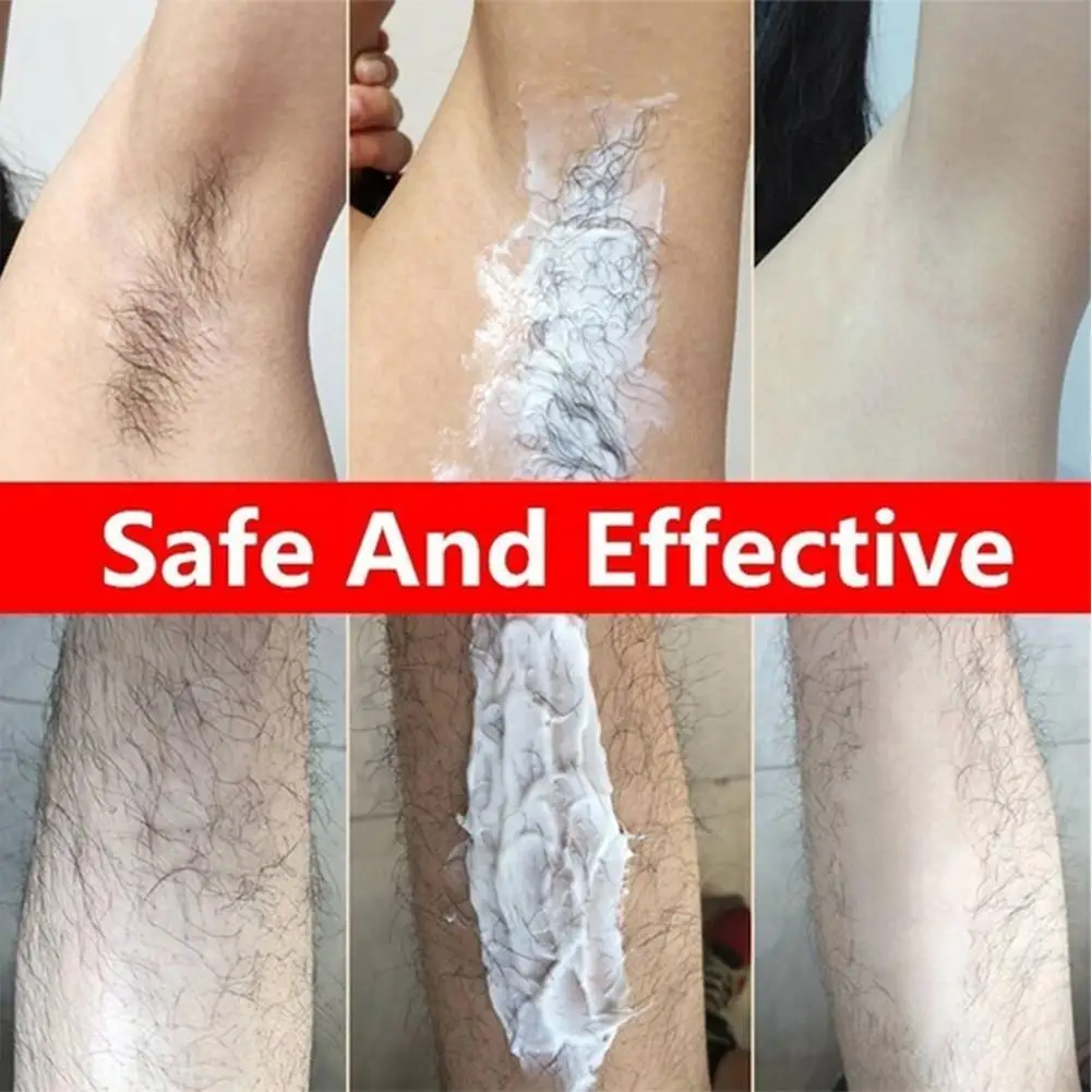 

60g Permanant Hair Growth Removal Inhibitor Cream Beard Legs Bikini Body Armpit Painless Stop Intimate Hair J4W5
