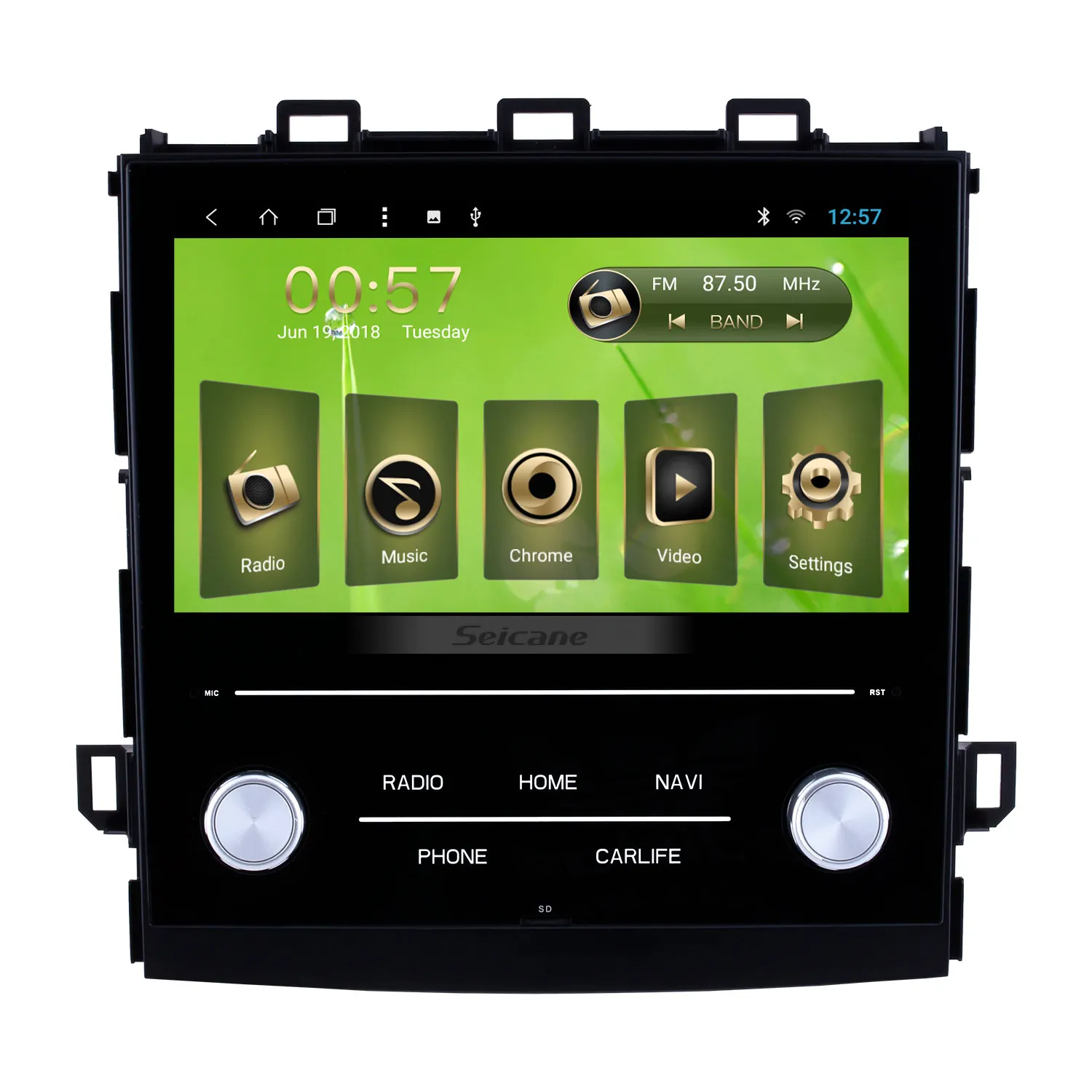 Автомагнитола 8 дюймов Android 1 GPS-навигация мультимедийный плеер для Subaru XV 2018