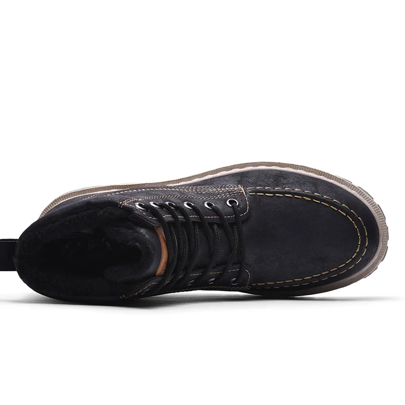 Новинка зимние Бархатные ботинки Мужская обувь размеры 39-44 | Обувь