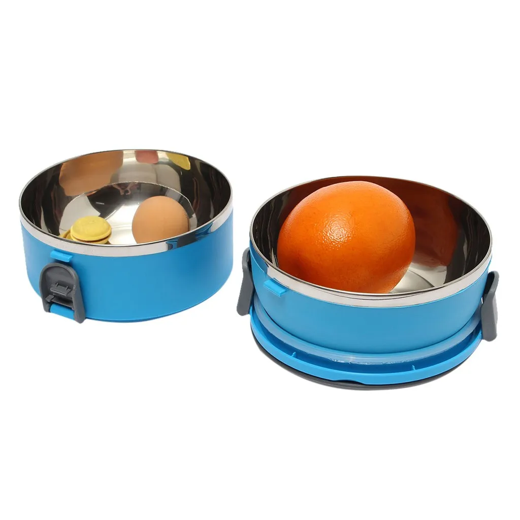 Двухслойный термоконтейнер для еды контейнер термос из нержавеющей стали