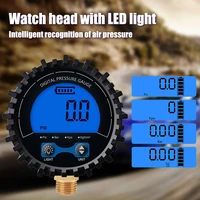 digital tire pressure gauge high precision 255psi backlight lcd display copper thread air pressure gauge for car motorcycle bike