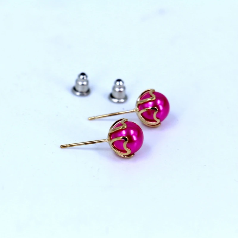 Оптовая продажа 12 пар носочков модные элегантные серьги круглый Сияющий Золотой