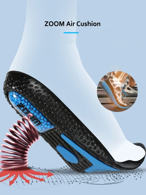 Upgrade Sports Shock Absorption Insole PU Memory Foam Breathable Arch Support Orthopedic Shoes Pad Men Women Soles 3
