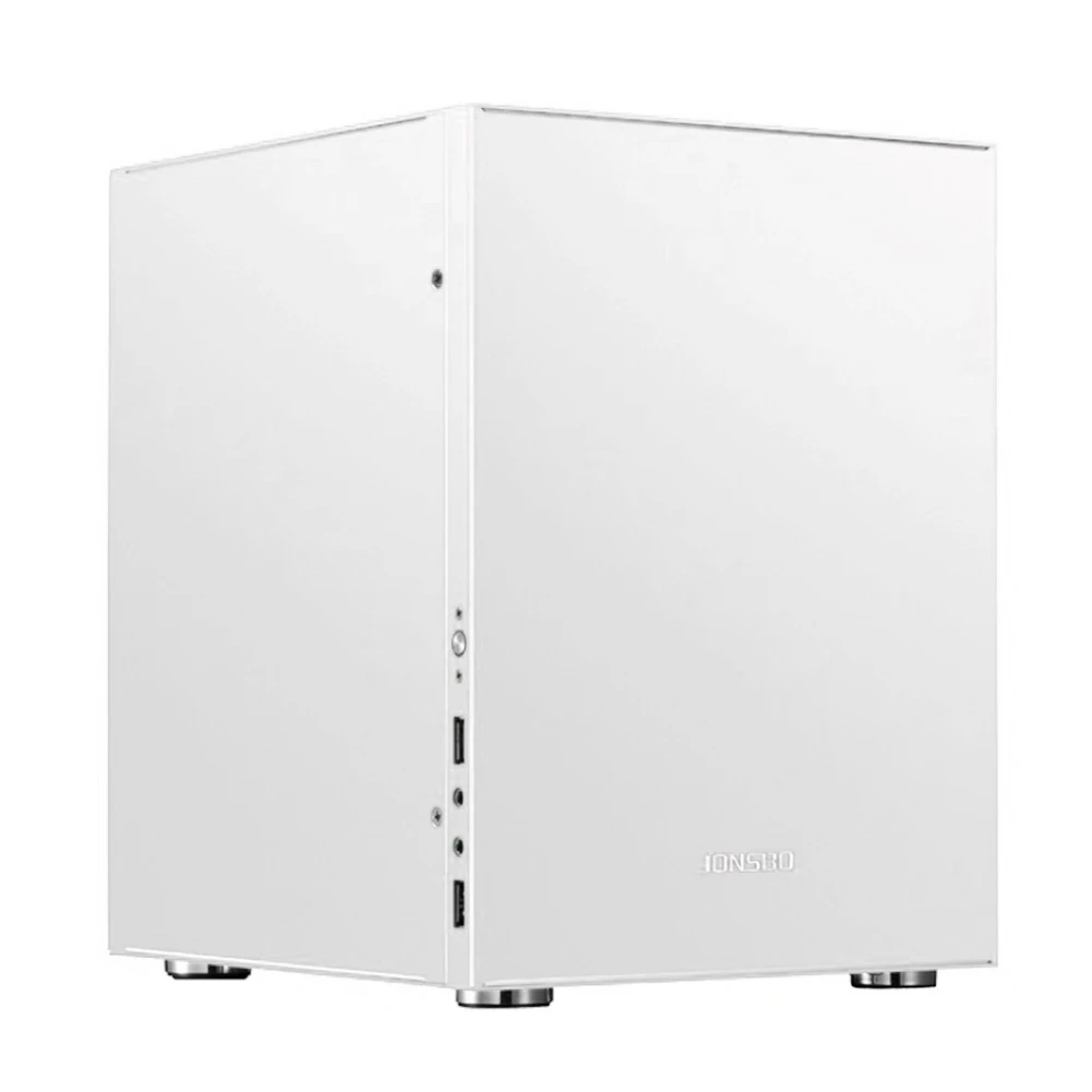 Jonsbo ПК корпус ITX Micro ATX мини компьютер чехол USB3.0 Аудио Микрофон Алюминиевый