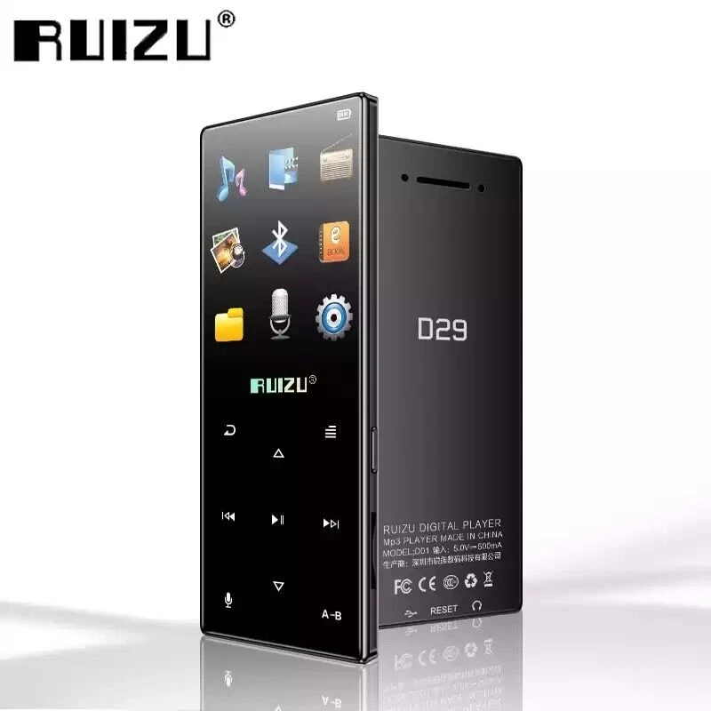 Mp3 плеер RUIZU D29 с Bluetooth портативный музыкальный проигрыватель 8 ГБ