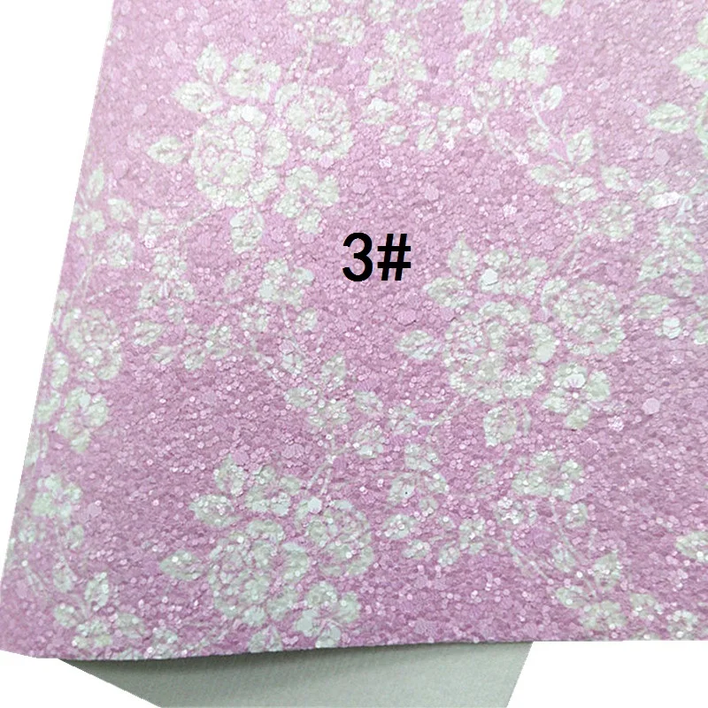 Цветы розы печатные крупные блестящие кожа искусственная ткань винил с фетровой