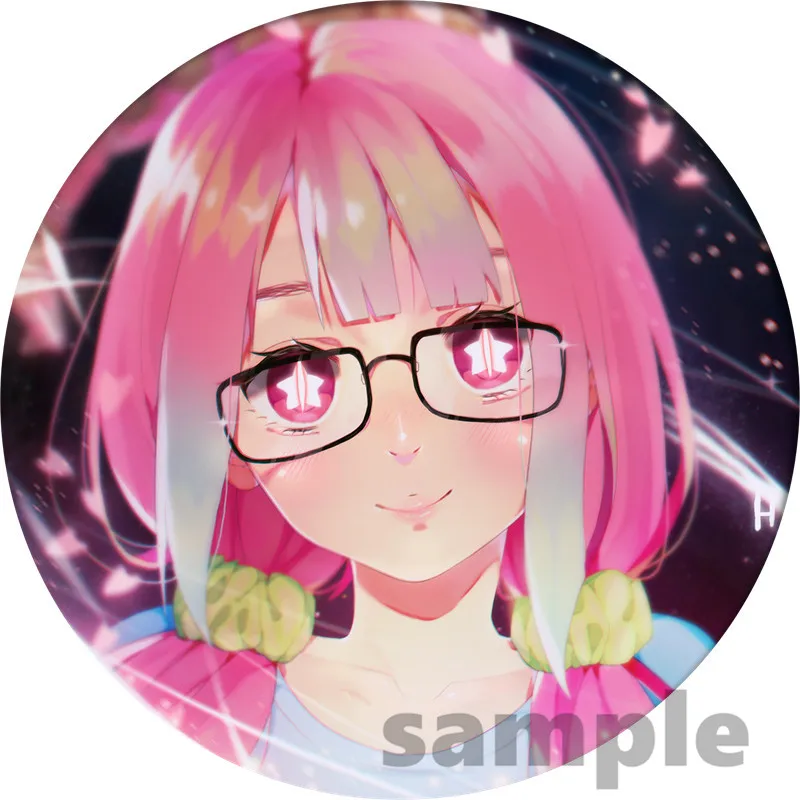 Free Shipping Anime Magical Girl Site Brooch Asagiri Aya Cosplay Badges For Clothes Backpack Decoration Pin Jewelry