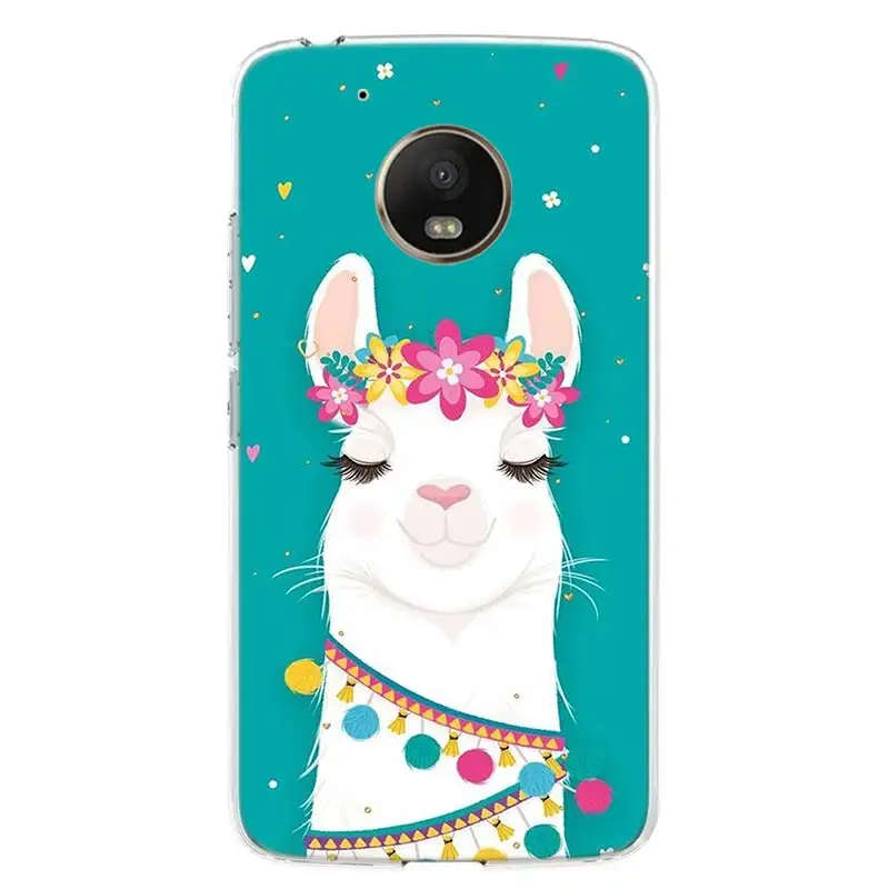 lama llama alpacas animal phone case for motorola g9 play g8 plus g30 g7 power capa moto one vision fusion g6 g5 e6 e5 cover free global shipping