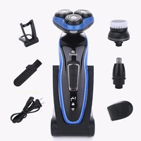 new mens electric razor 4d electric beard trimmer usb rechargeable professional barber barber adult mens razor