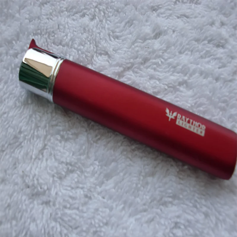 

Creative Long Open Flame Lighter Butane Gas Lighter Metal Cigar Lighter Smoking Accessori GadgetS for Men