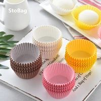 stobag cake snow melon paper tart oilproof paper mat mini colorful paper cupcake diy hanmade for part and wedding